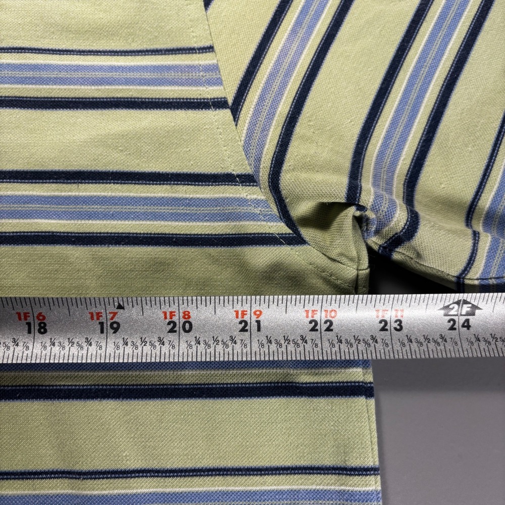 Tehama Striped Polo Shirt Mens Short Sleeve Golf Casual - Picture 6 of 13